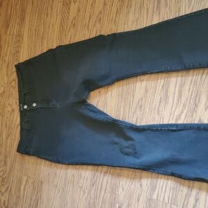 Pantete Jeans Womens XXL Flare light Black Stretch